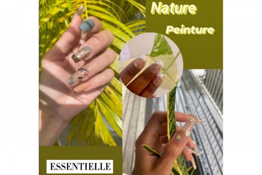 Nail art : la nature s’invite sur vos ongles